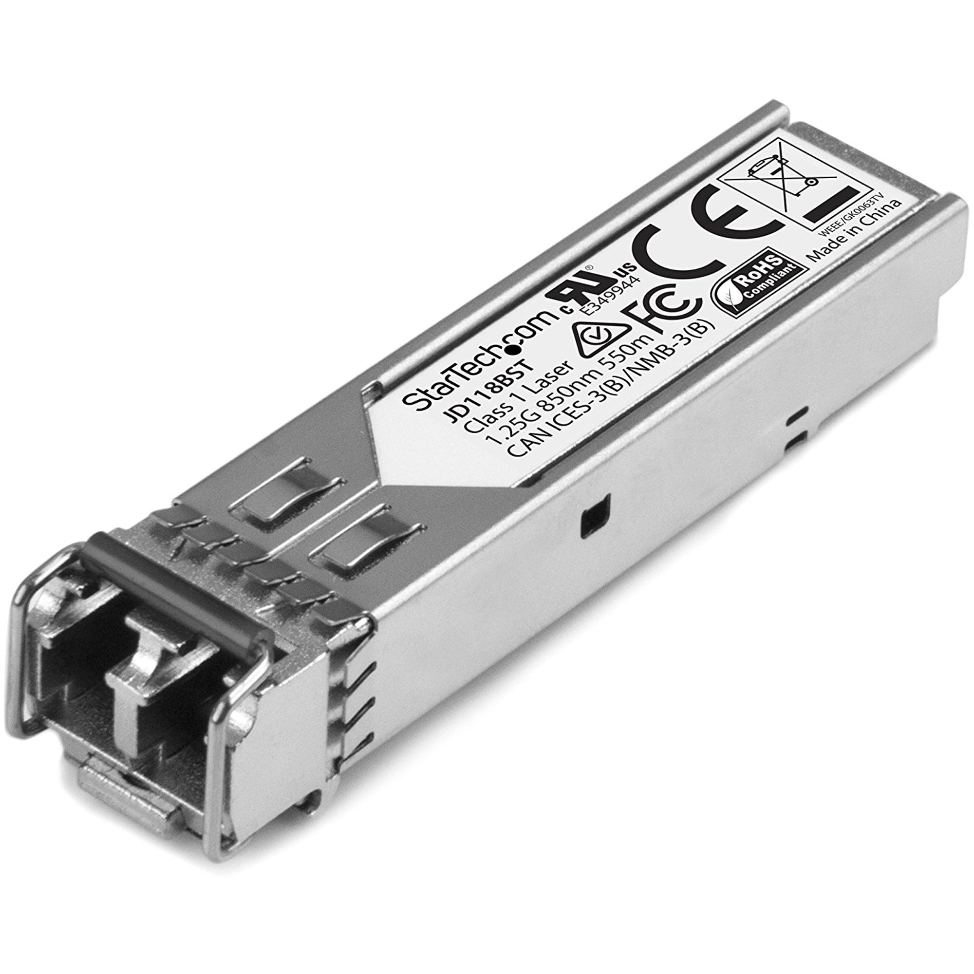 HP JD118B 1000Base-SX SFP Transceiver MM HP JD118B 1000Base-SX SFP Transceiver MM